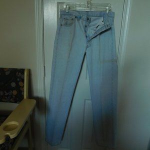 LEVI'S VINTAGE 501 RED TAB STONEWASH STRAIGHT LEG JEANS  SIZE 34X36
